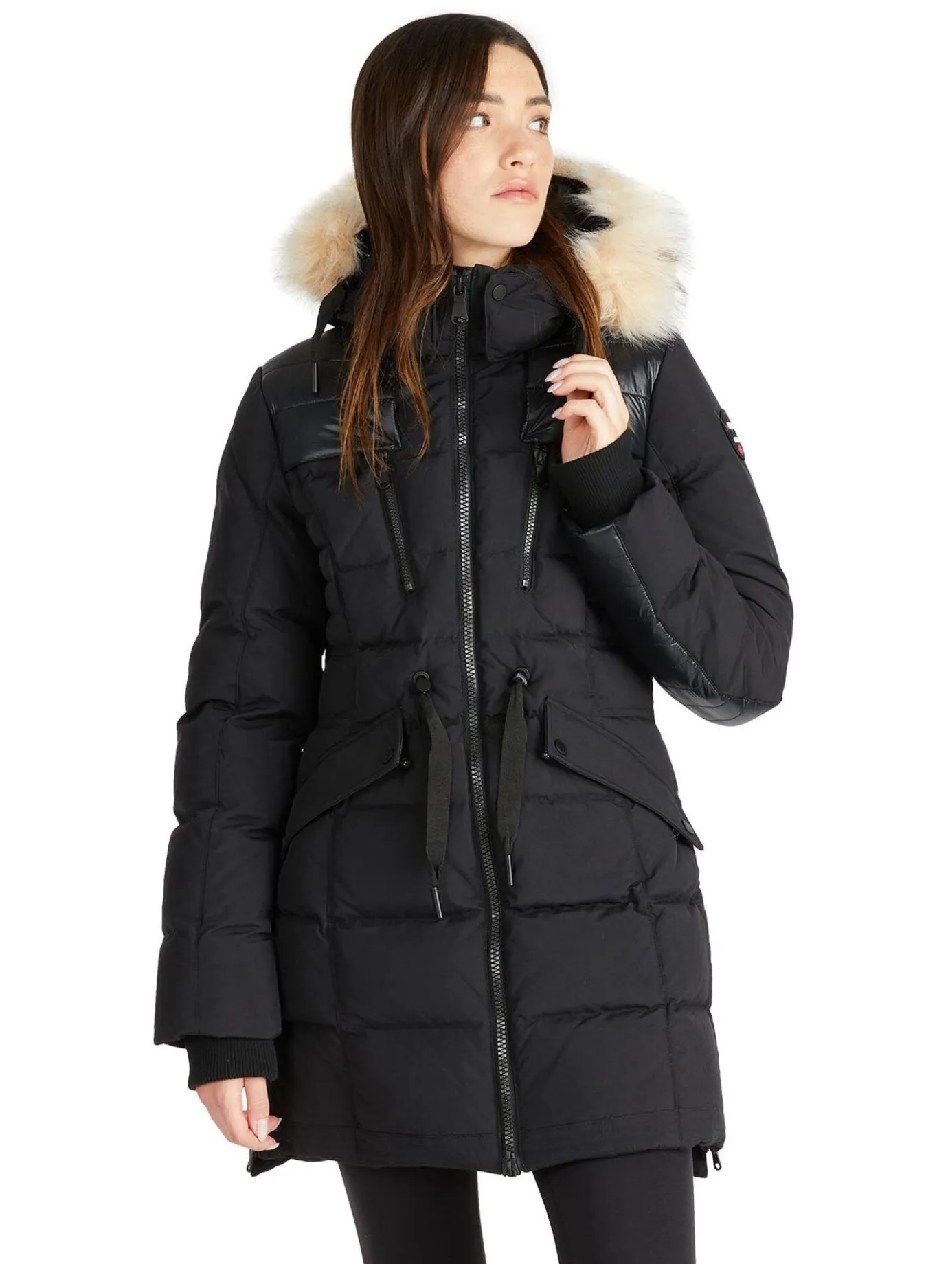 Hot Alia Parka Avec Fausse Fourrure Pour Femmes Femmes Parkas
