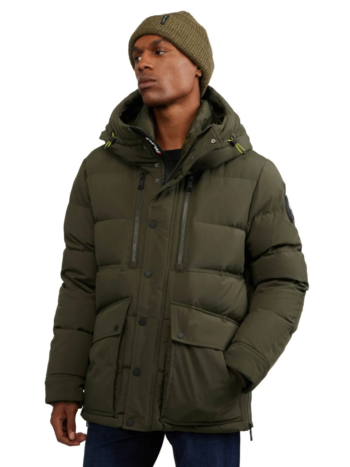 Cheap Antares Parka Mi-Longueur Surdimensionne Pour Hommes Hommes Parkas