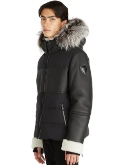 Store Bergen Matelasse De Luxe En Peau De Mouton Hommes Matelassés