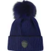 Outlet Emma Toque A Pompon Tricote Hommes Chapeaux