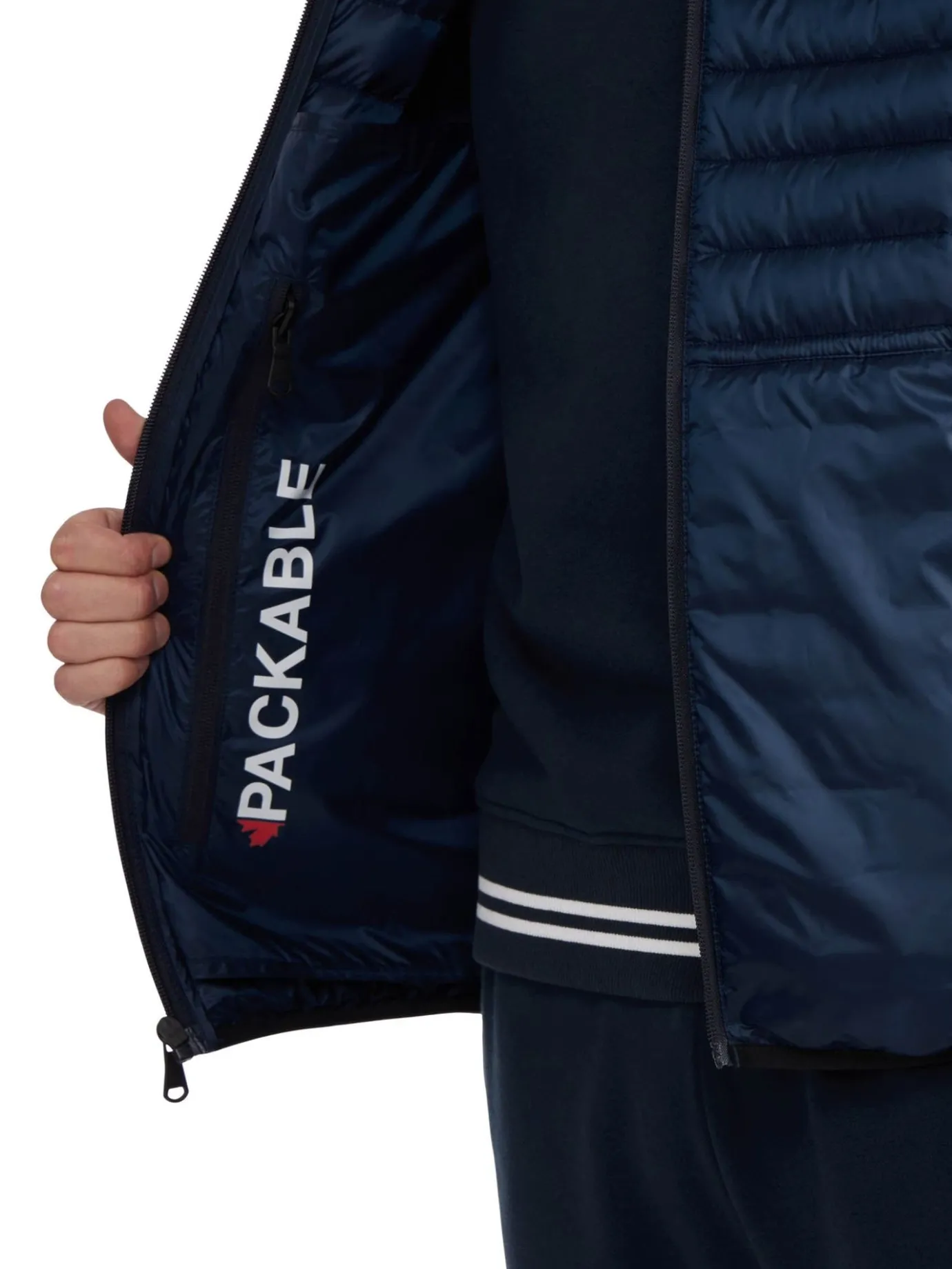 Sale Eriksson Matelasse Leger Compressible Pour Hommes Hommes Matelassés