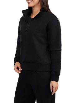 Sale Huron Sweat Demi-Zippe Pour Femmes Femmes Hauts