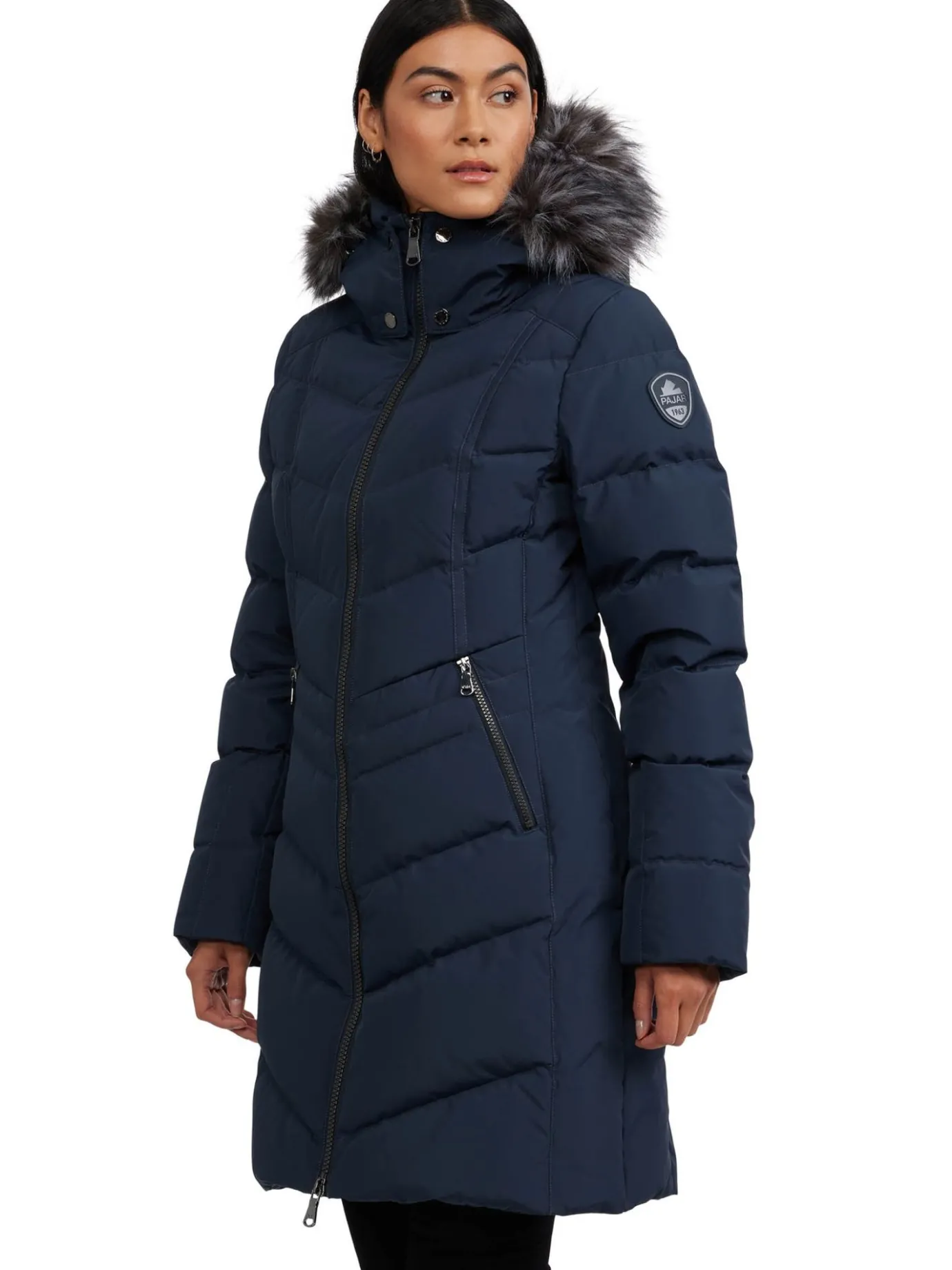 Store January Manteau Matelasse Pour Femmes Avec Fausse Fourrure Femmes Matelassés