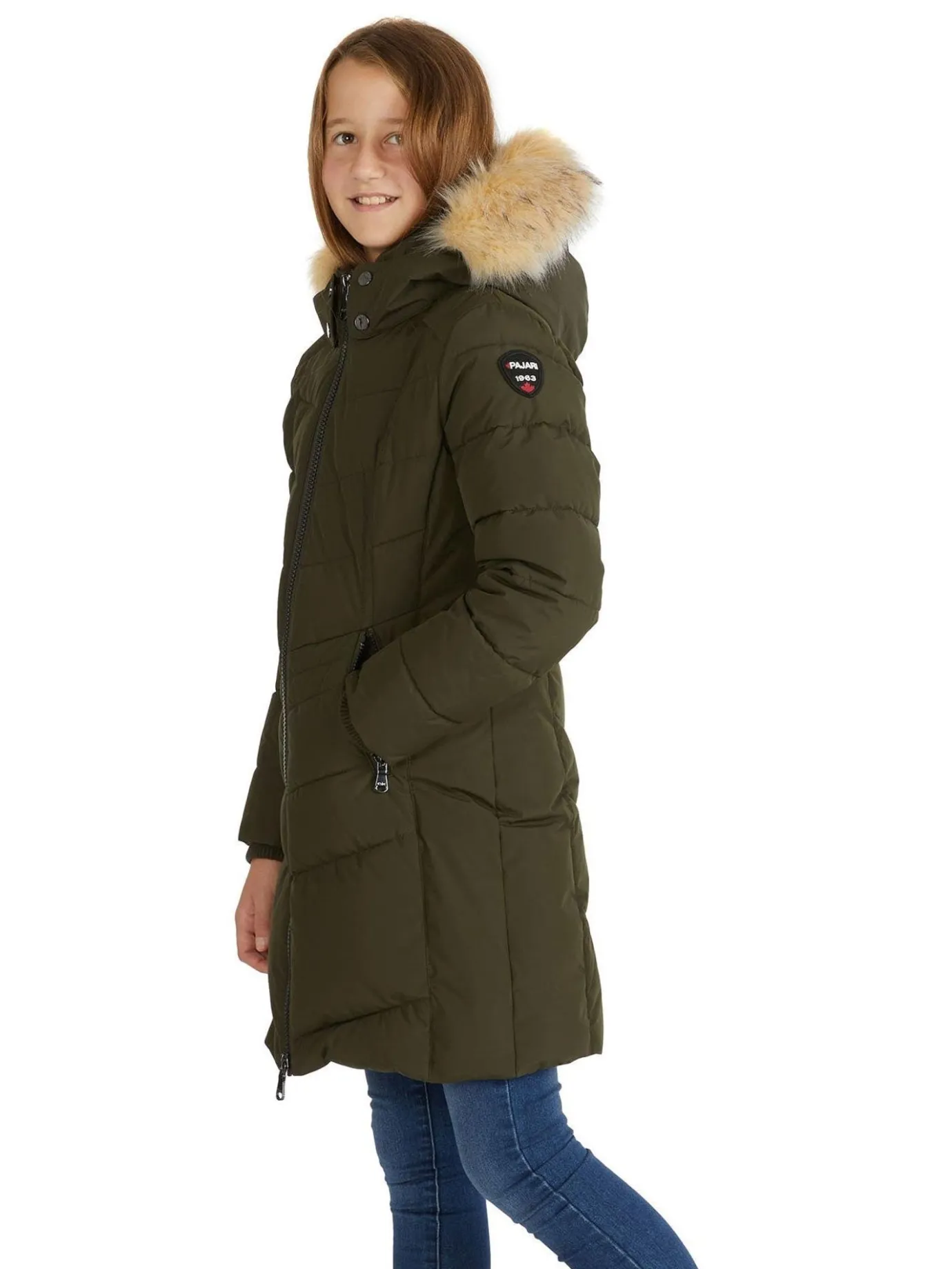Cheap January Manteau Matelassee Pour Filles Enfants Manteaux