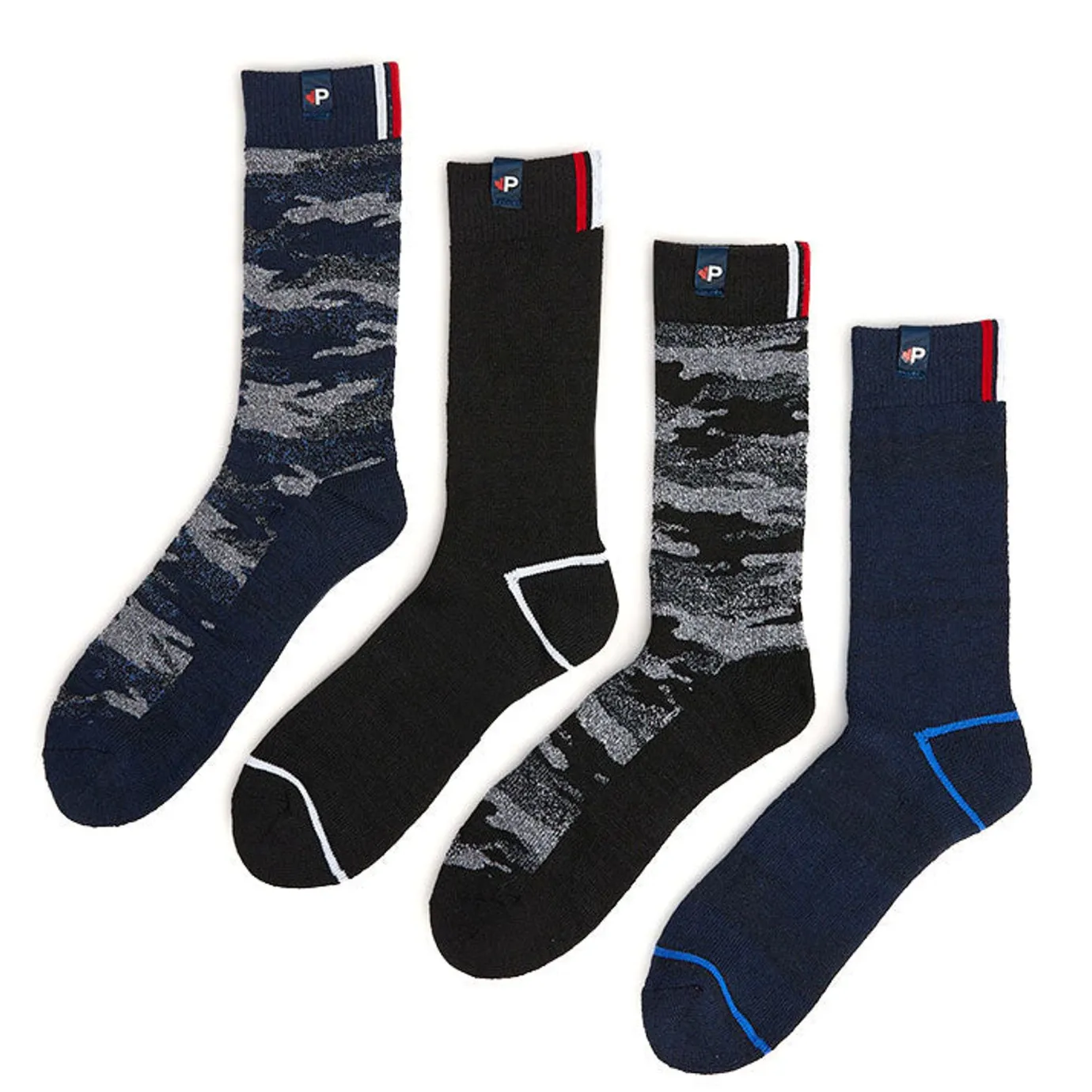 Discount Jayk Men'S Full Cushion Thermal Socks 4 Paires Hommes Chaussettes