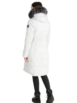 Discount Jupiter Matelasse Pour Femmes Avec Fausse Fourrure Femmes Parkas
