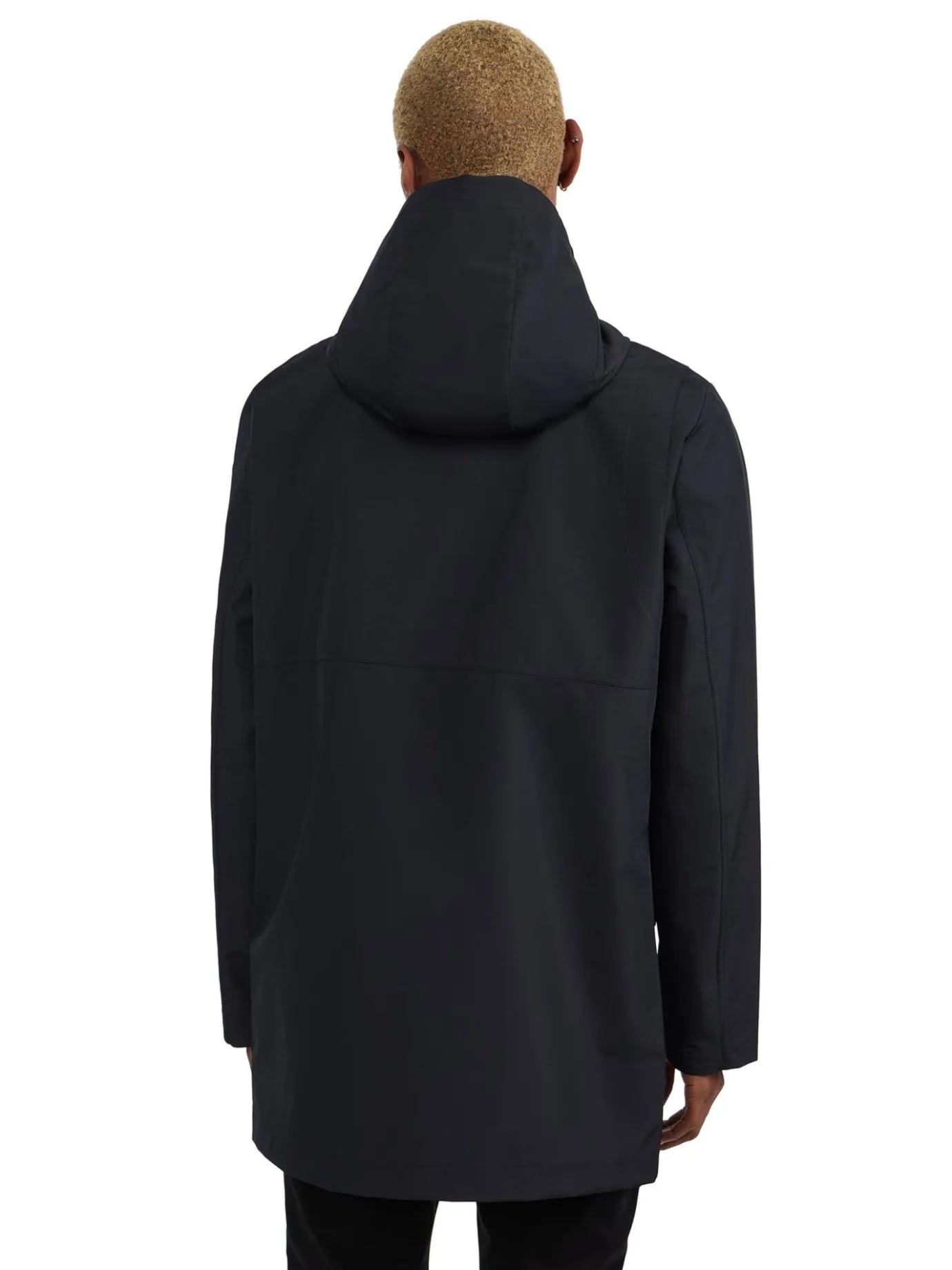 Best Sale Kaito Manteau Mi-Longueur Avec Capuchon Pour Hommes Hommes Imperméables