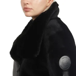 Cheap Naomi Veste Perfecto En Peau De Mouton Pour Femmes Femmes Bombers