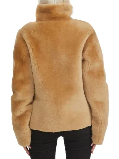 Cheap Nathalie Veste Reversible En Peau De Mouton Pour Femmes Femmes Bombers