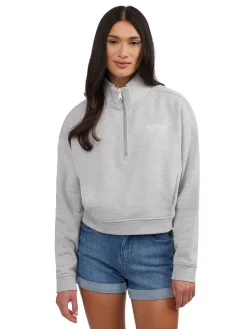 New Pearson Pull Coupe Essentielle Demi-Zip Pour Femmes Femmes Hauts