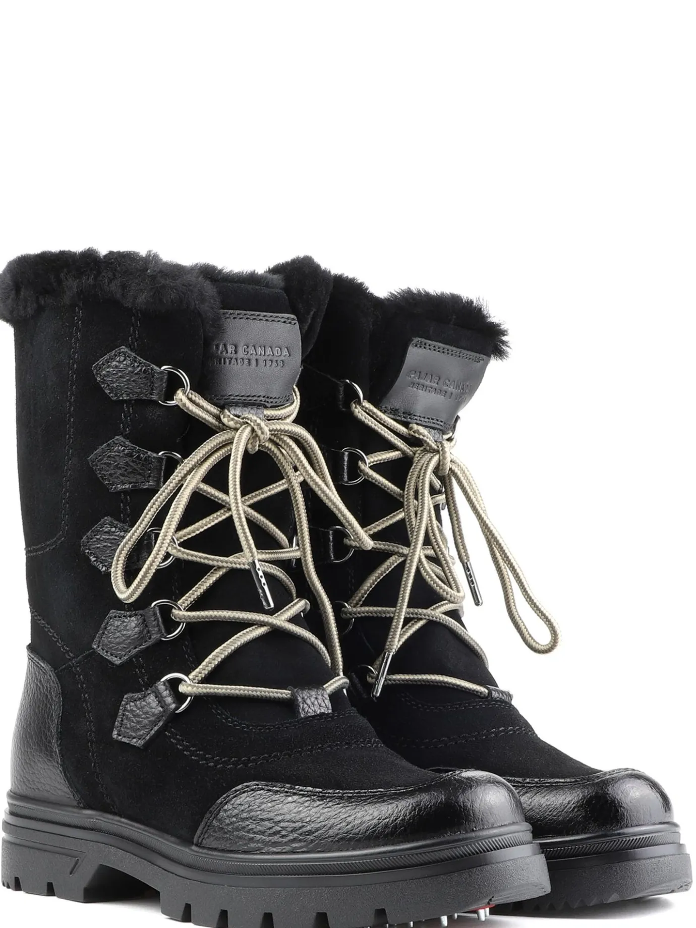 Store Valerie S Botte Heritage Pour Femmes Avec Crampons Amovibles Femmes Bottes D'Hiver