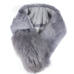 Clearance Violette Echarpe En Fourrure Pour Femmes Femmes Écharpes