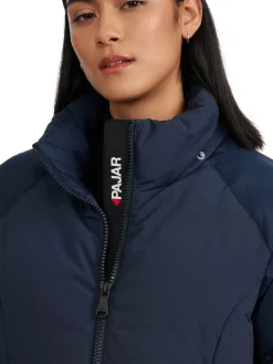Cheap Zaniah Manteau Matelasse Long Pour Femmes Femmes Matelassés